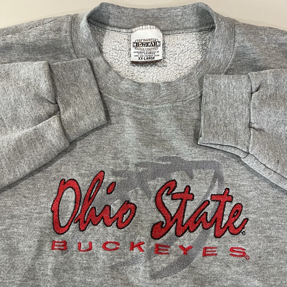 Vintage Ohio State Buckeyes Script Embroidered Cr… - image 1